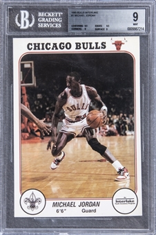 1985 Interlake Bulls Michael Jordan Rookie Card – BGS MINT 9 